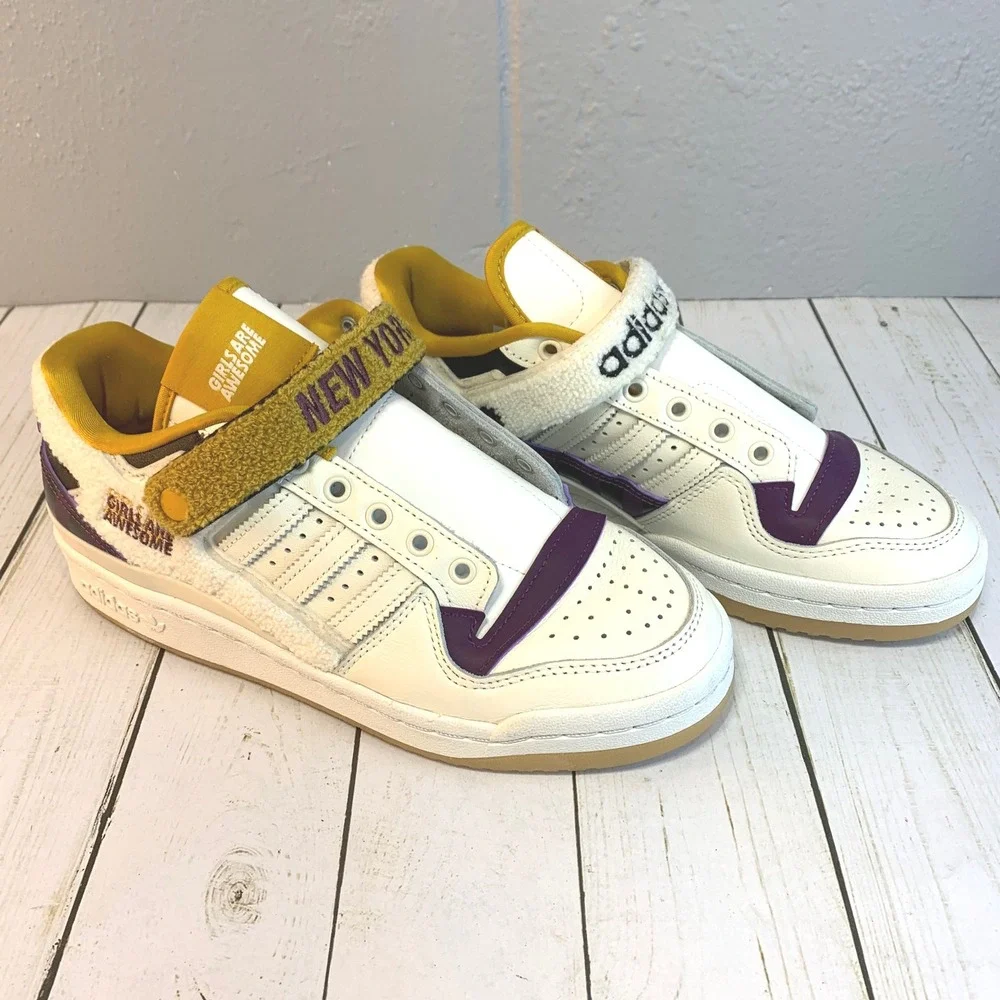 adidas Girls Are Awesome x Forum Low 'White Purple Beauty' Women's 7.5 Sneaker